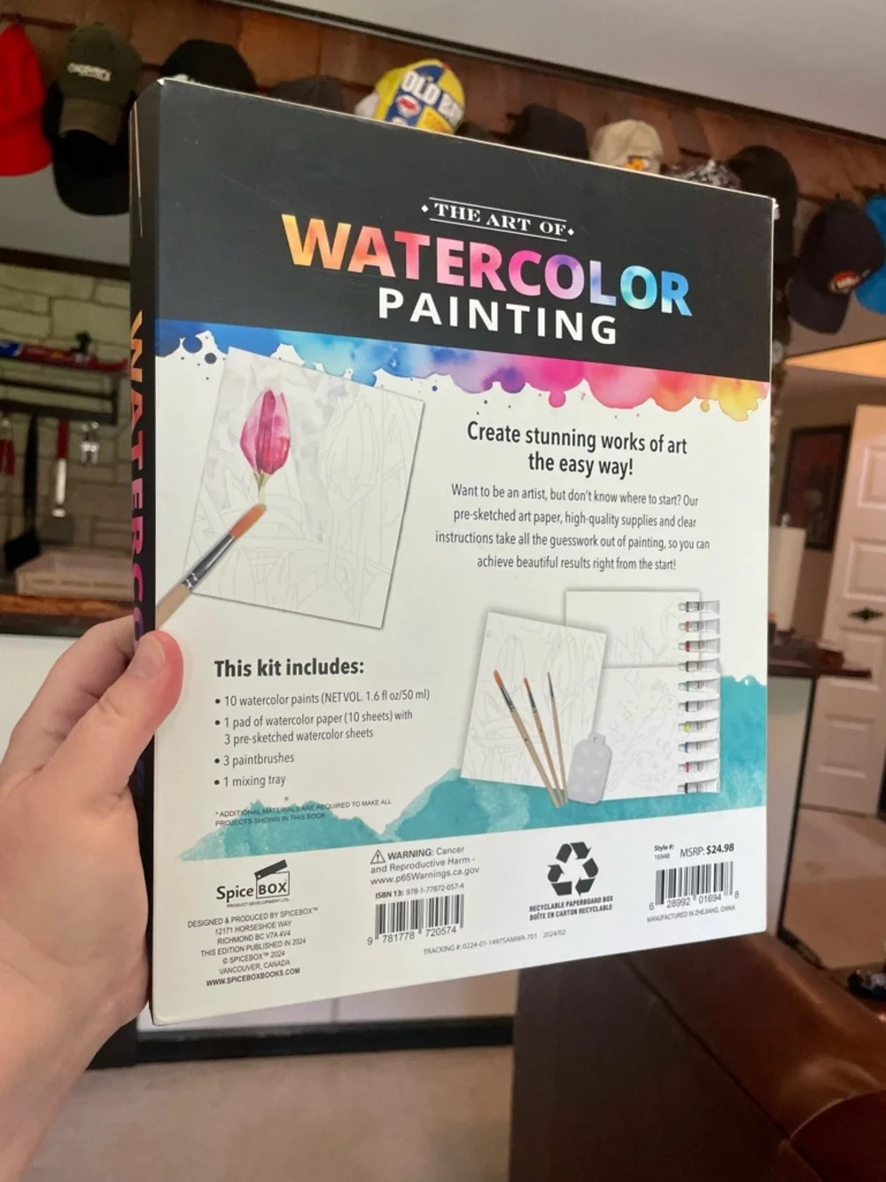DIY Kit - The Art of Watercolor Painting - Brand New - Arts & Crafts Activity - Picture 6 of 9